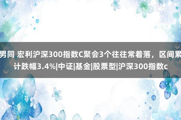 男同 宏利沪深300指数C聚会3个往往常着落，区间累计跌幅3.4%|中证|基金|股票型|沪深300指数c