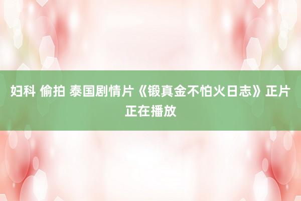 妇科 偷拍 泰国剧情片《锻真金不怕火日志》正片正在播放