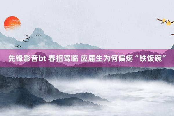 先锋影音bt 春招驾临 应届生为何偏疼“铁饭碗”
