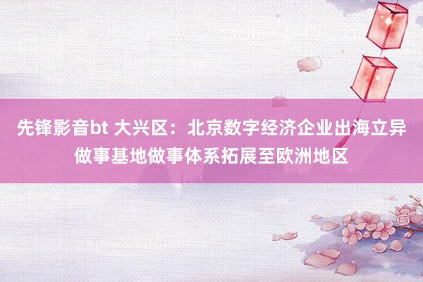 先锋影音bt 大兴区：北京数字经济企业出海立异做事基地做事体系拓展至欧洲地区